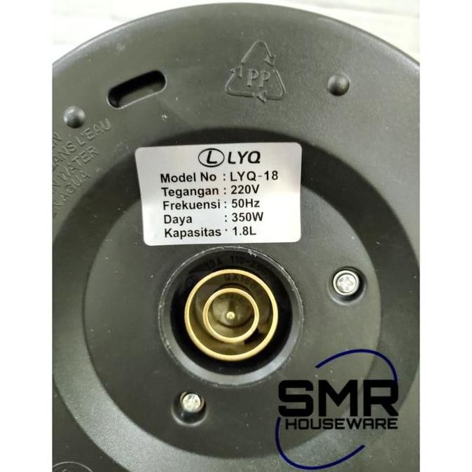 Lyq Teko Listrik 1,8L | Pemanas Air | Kettle Electric Kapasitas