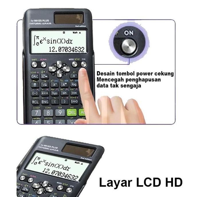 Kalkulator Scientific ilmiah FX-991EX/991ES-Plus Calculator Scientific Kalkulator Scientific 417 Fun
