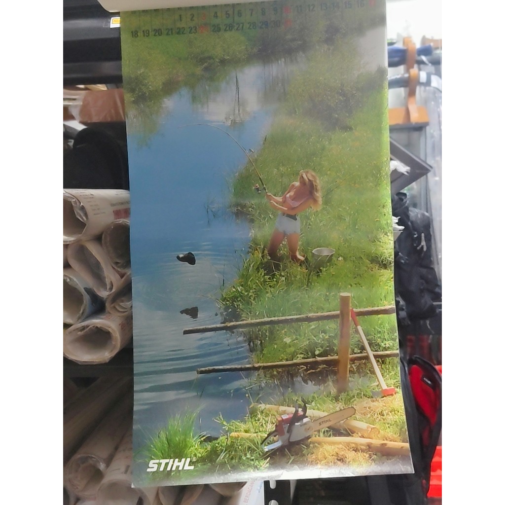 KALENDER LAMA KALENDER JADUL KALENDER TAHUN 1992 STIHL