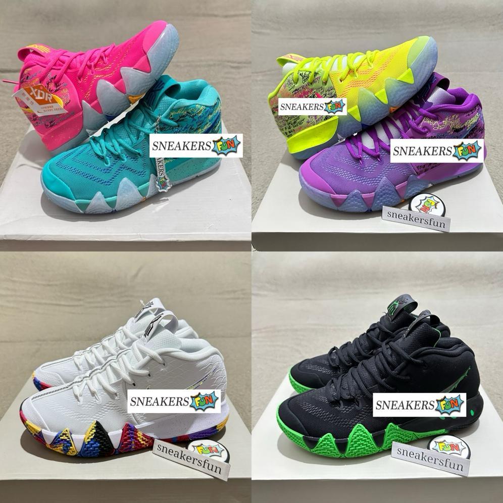 BIG PROMO Sepatu Basket KYRIE 4 NBA 2K18 Teal Pink Premium Original