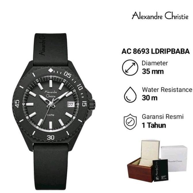 jam tangan wanita original alexandre christie ac8693 ac 8693 original