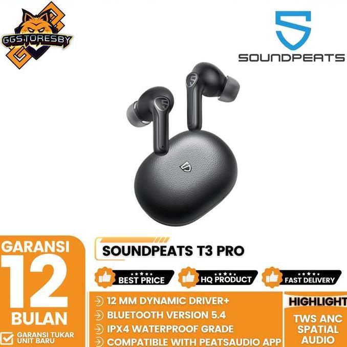 Outx- Soundpeats T3 Pro / T3Pro True Wireless Tws Anc Spatial Audio
