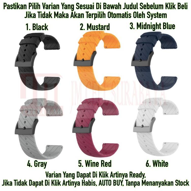 EL Tali Strap Jam Tangan SEIKO 24mm Quick Release - Rubber Silikon Diskon