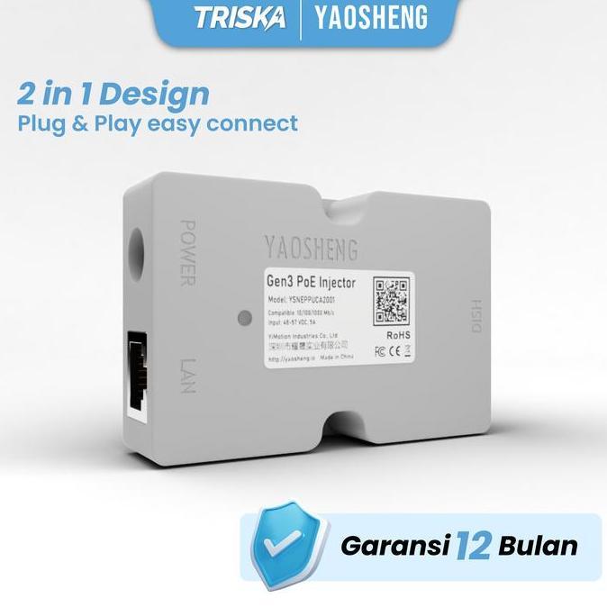 [NEW] Yaosheng Gen 3 V4 Starlink PoE injector Ethernet Lan Adapter Starlink
