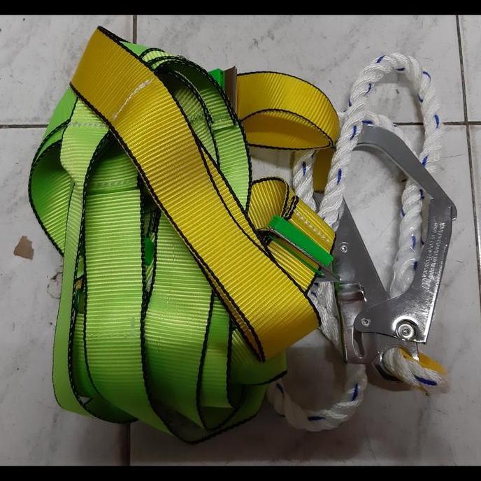 BODY HARNESS SINGLE BIG HOOK SAFETY BELT 1 HOOK BESAR