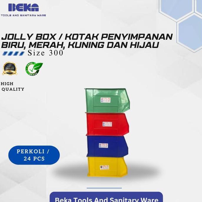 [JY] Jolly box ukuran Y300-BOX SPAREPART-BOX PERKAKAS/RUMAH (24 pcs)