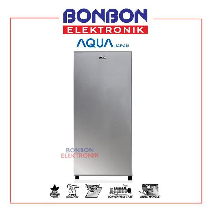 Aqua Kulkas 1 Pintu Aqr-D181(Ls) / Aqr-D181Ls / Aqrd 181