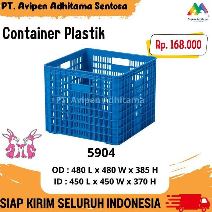 [JY] Keranjang Industri Rabbit Kontainer Plastik Container Box Serbaguna Type 5904