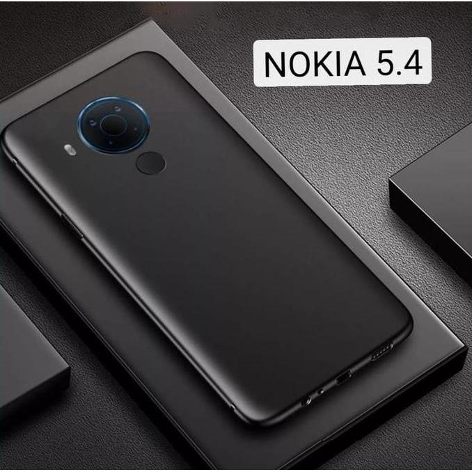 Case NOKIA 5.4 2021 BLACK PREMIUM HITAM SILIKON SOFT Case HP