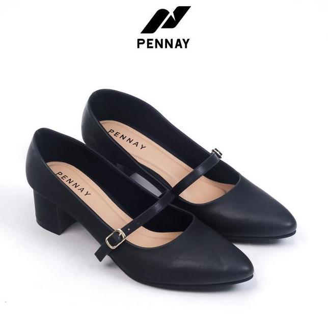 Pennay Tareen Sepatu Pantofel Wanita Hak 5Cm Sepatu Formal Elegan