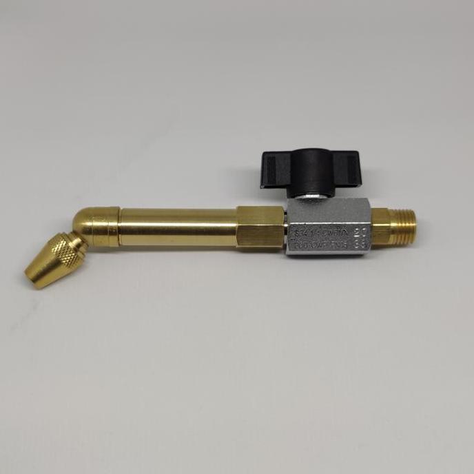 Nozzle Steam Bengkok 14cm Keran Italy Alat Cuci Ac Mobil Motor