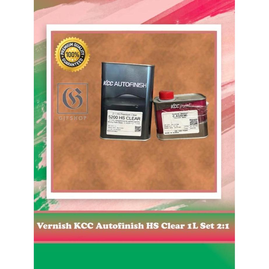 Pernis Vernish KCC Autofinish HS Clear 1L Set 2:1