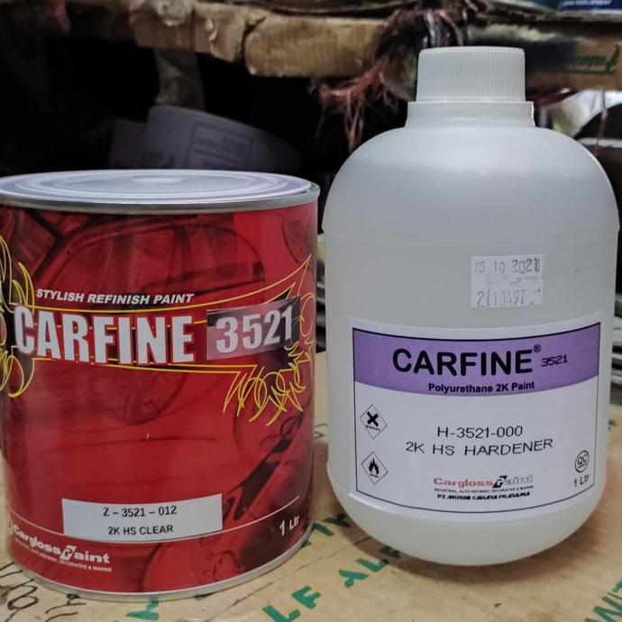 Clear Keras 2K HS Carfine 3521 1.L Hardener 2K HS Carfine 0.5L
