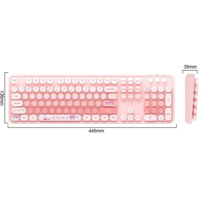 Suply- Mofii Wired Keyboard Untuk Windows Mac Sweet Bear