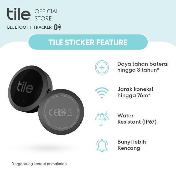 The- Tile Sticker - Bluetooth Tracker / Pelacak Pintar