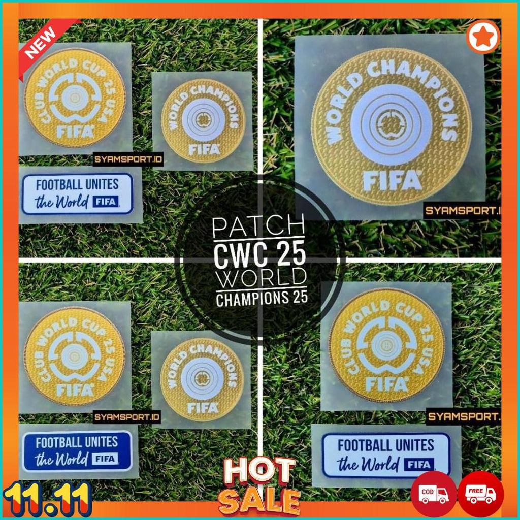 PAKET LENGKAP Patch Club World Cup 2025 + Champions World Club 2025 | Patch CWC 2025 | Patch Piala D