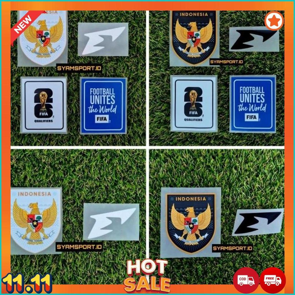 Paket Hemat Koleksi Logo Timnas Indonesia FULL HD DTF Lengkap Patch Timnas Indonesia | Sablon Logo T