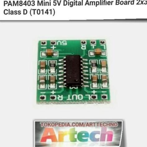 PAM8403 MINI 5V DIGITAL AMPLI BOARD PAM 8403 POWER AMPLIFIER MP3 MUSIK ART99