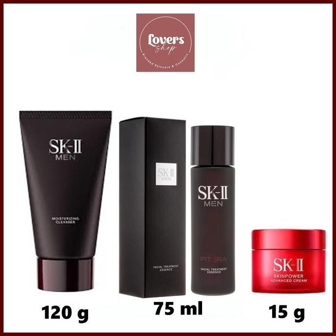 Sk-Ii/Sk2/Skii/Sk Ii Paket Facial Treatment Essence Men + Rna Cream