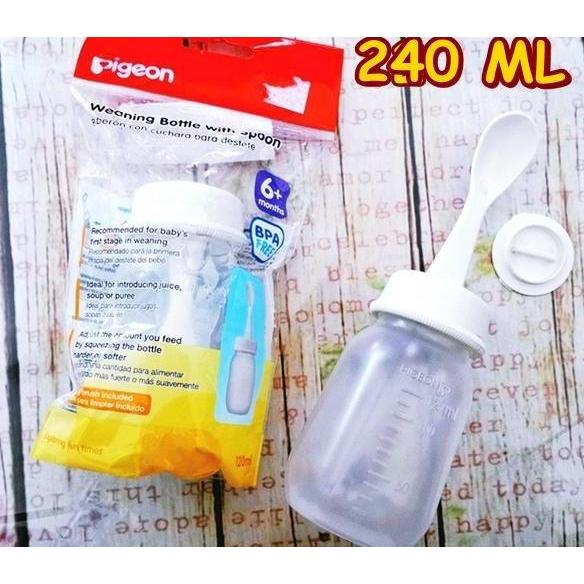 BOTOL SENDOK PIGEON 240 ML