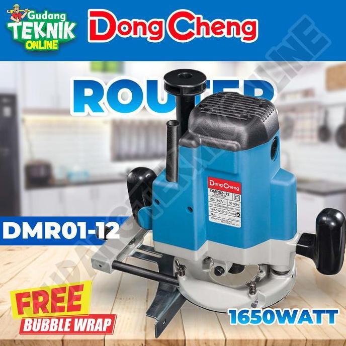 NIKIFOROV Mesin Router Profil Kayu 12mm DONGCHENG DMR02-12 / Mesin Router Profil Bentuk Trimmer Trim