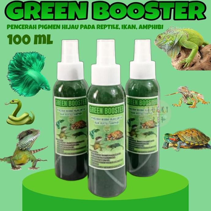 Deepanim- Green Booster Obat Pencerah Rna Hijau Ijo Pmen Ikan Reptil Kadal