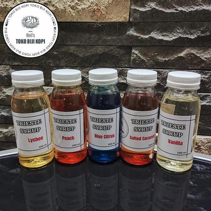 Trieste Syrup Repack 100Ml Flavoured Syrup / Sample Trieste Sirup