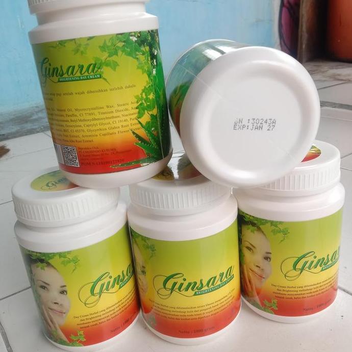 Ginsara Day Cream 1Kg / Cream Siang Ginsara Bpom Original