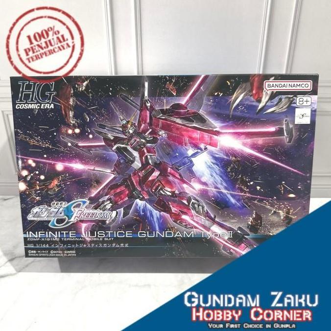 Promo HGCE INFINITE JUSTICE GUNDAM TYPE II BANDAI Diskon