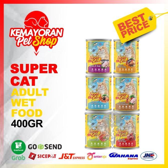Gato - Supercat 400G Adult Makanan Kucing Supercat
