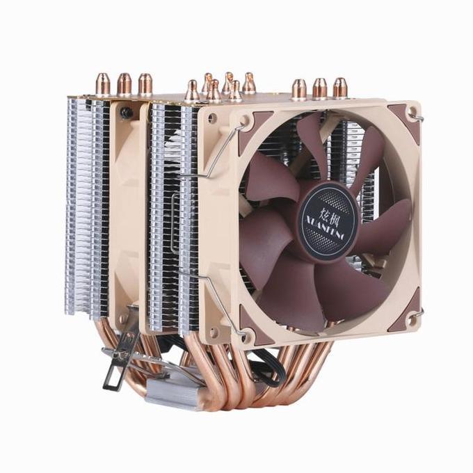Rext- Xuanfeng Xf962 Cpu / Pc Cooler Rgb 90Mm Dual Fan - 6 Heat Pipes