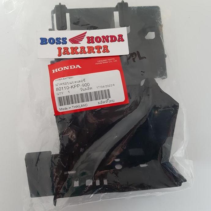 80110-KPP-900 : COVER AKI CBR 150 R OLD KARBU / COVER BATTERY CBR 150 R OLD CARBU ORIGINAL HONDA MOT