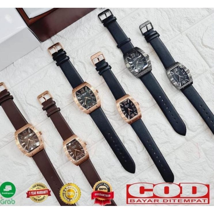 Best Seller Jam Tangan Pria Wanita Couple Alexandre Christie Ac 8650 Ac8650 Leather Rm Style Origina