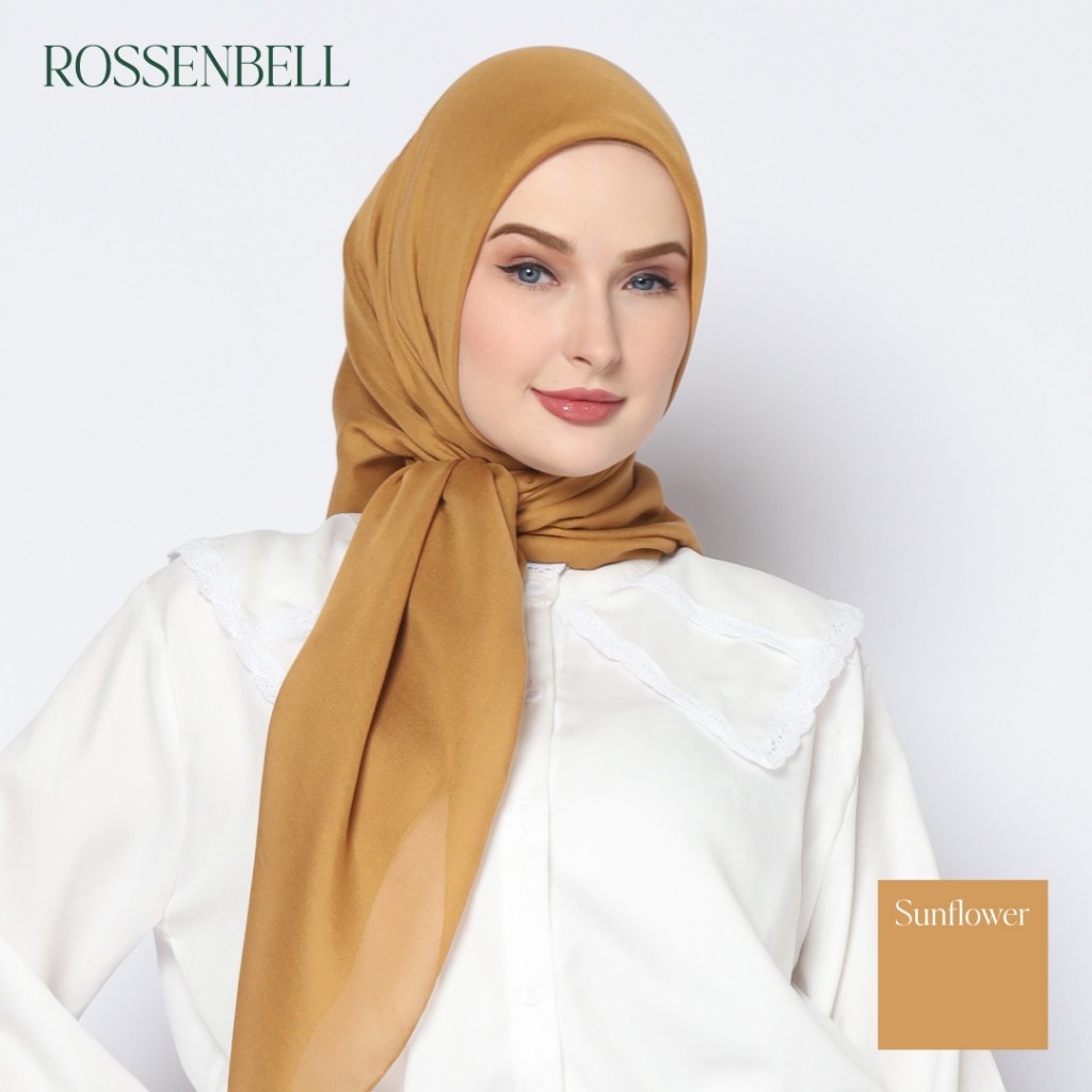 Rossenbell - Ultra Delicate Paris - Hijab Square Premium Ultrafine Paris - Bahan Adem dan ringan - S