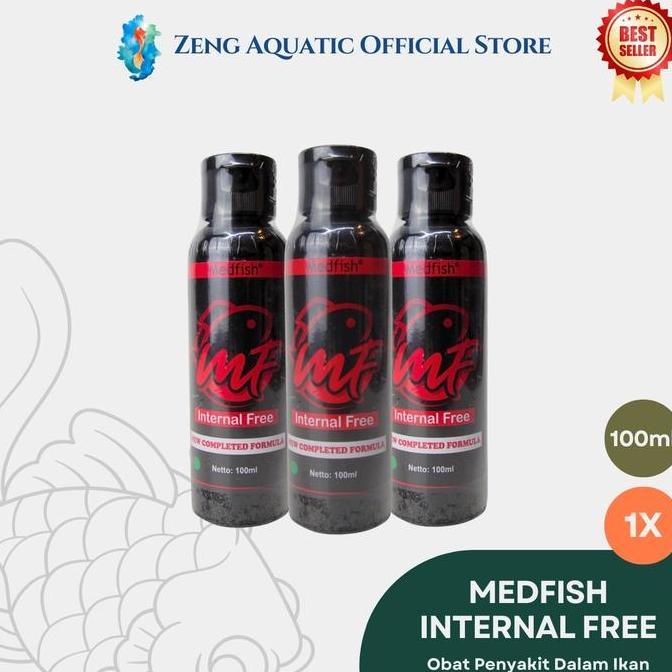 Obat Ikan-Internal Free (Medfish) untuk bakteri internal dan usus Diskon