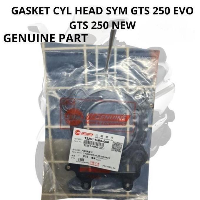 Gasket Cylinder Head Original Sym Gts Evo 250 Sym Gts 250 Evo Sym 250 Gts Evo Genuine Part