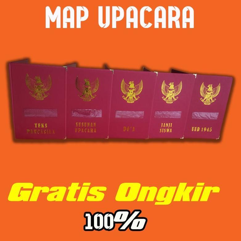 Ready Paket Map Teks Upacara Bendera Satuan Dan 1 Set (Isi 5 Map)