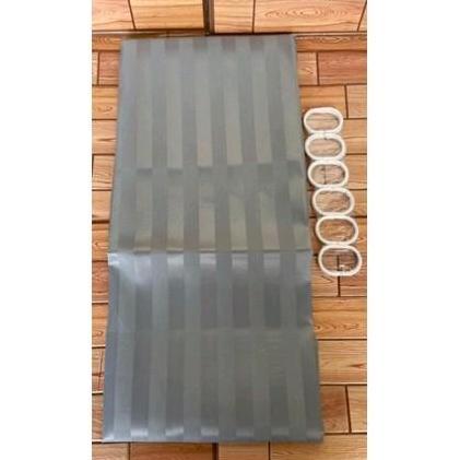 Tirai kamar mandi premium / tirai shower / tirai hordeng kamar mandi / tirai kamar anti air YS
