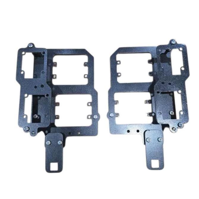 Bracket Breket Matrix Foglamp Pajero Sport 2022 - 2024 Dudukan Lampu Projie Aes Vahid Vinyx Pro7 Res