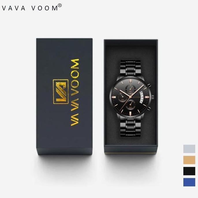 Watch- Jam Tangan Pria Vava Voom Kronograf 214 Hadiah Tches