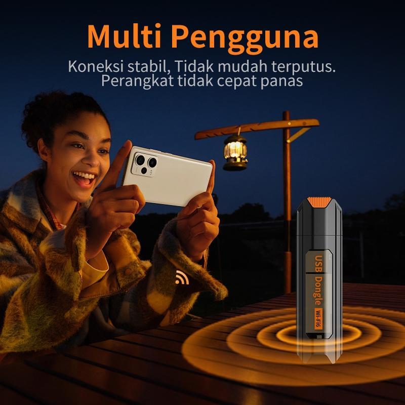 Cod [Sameday] X6 Usb Modem Dongle 4G Router Wifi 6 Support Sim Card Dengan Bonus Kuota 286 Mbps 4G L