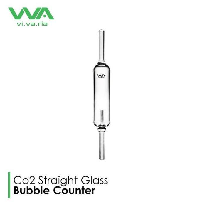 VIVARIA CO2 STRAIGHT GLASS BUBBLE COUNTER