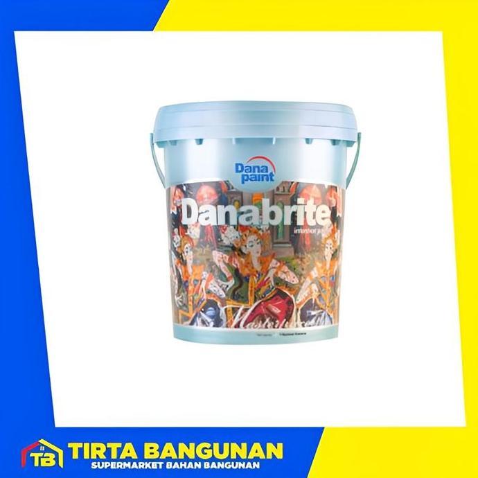 // DANA PAINT DANABRITE 281 - 2290 BRILLIANT WHITE 5KG/ CAT TEMBOK INTERIOR *