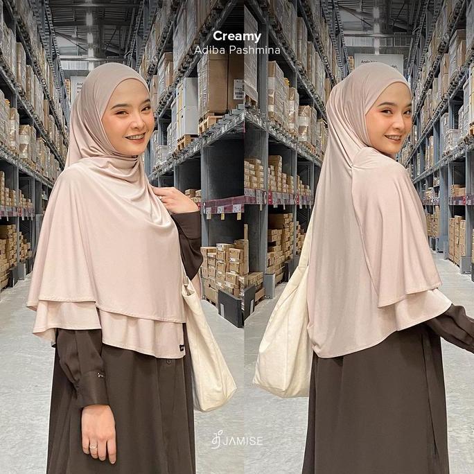Zira- New- Adiba Pashmina Jersey | Kerudung Instan Wanita Muslimah By Jamise Syari