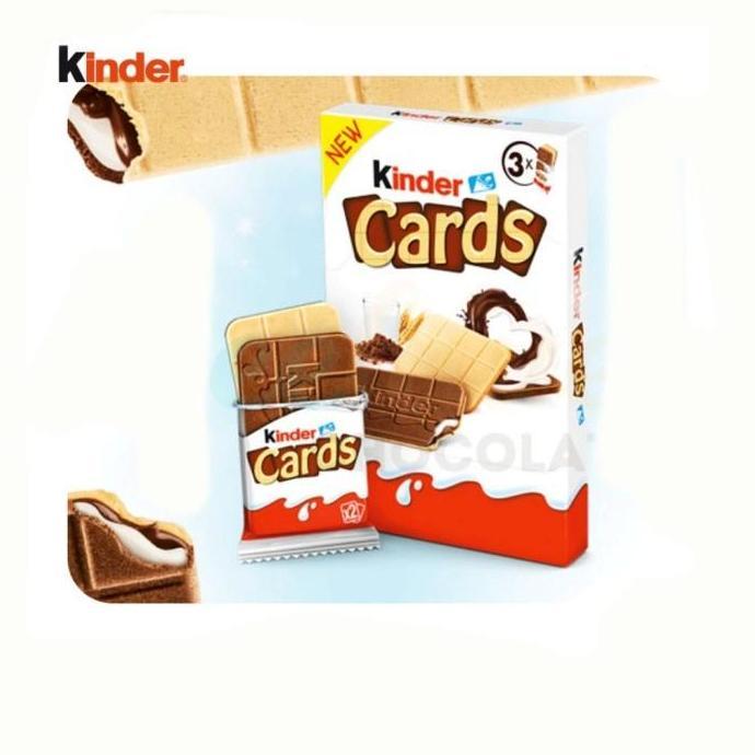 COKELAT KINDER CARDS T3 ISI 3 PACKS ASAL EROPA CHOCOLATE COKLAT CHOCOLATE COKLAT