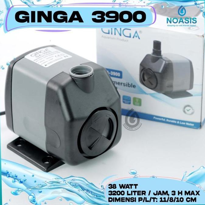 POMPA AIR CELUP AQUARIUM GINGA GA 3900 GA-3900 LOW WATT / WAT RENDAH