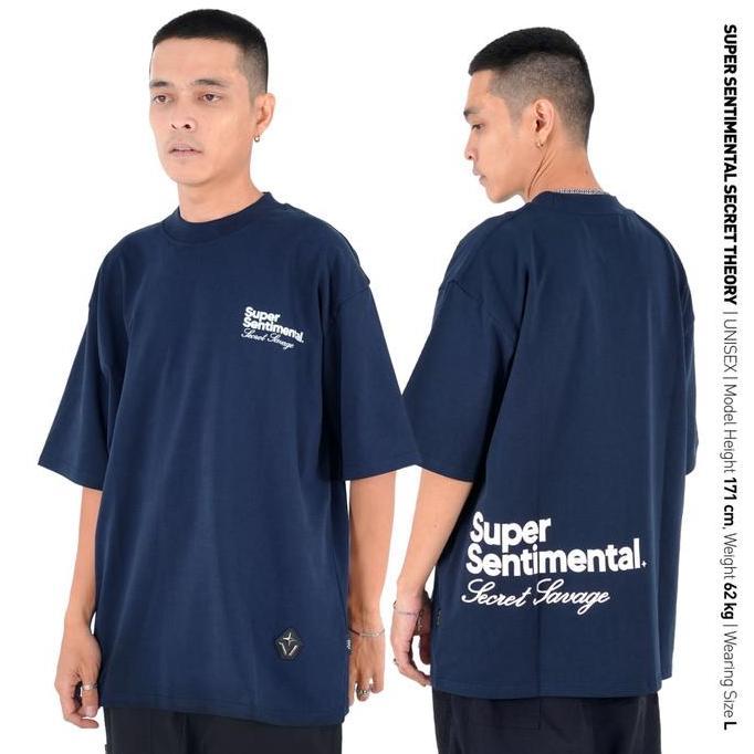 SSSVG Super Sentimental Secret Savage The Initial Tee Navy