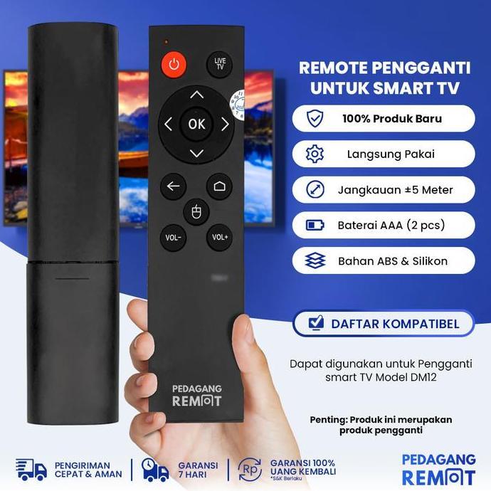 Remote Tv Box Android Transvision Xstream Seru Dm12 / Remot Xstream