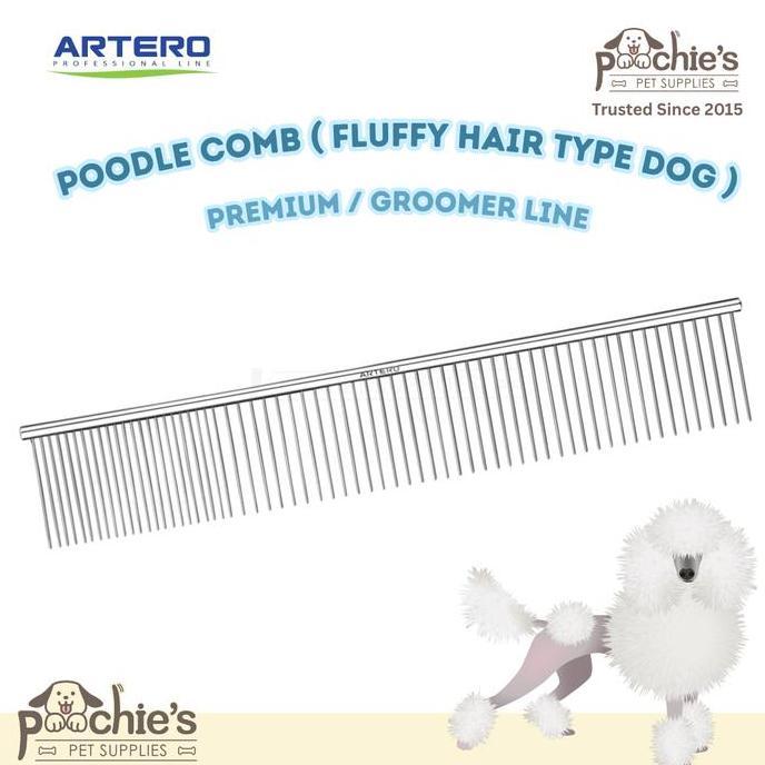[Poochies Supplies] Sisir Anjing - Sisir Poodle - Artero - POODLE COMB ( Volume Comb ) Premium & Pro