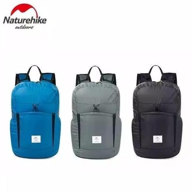 Tas lipat naturehike NH17A017-B/NH17A012-B 22L/18L ransel camping ultralight